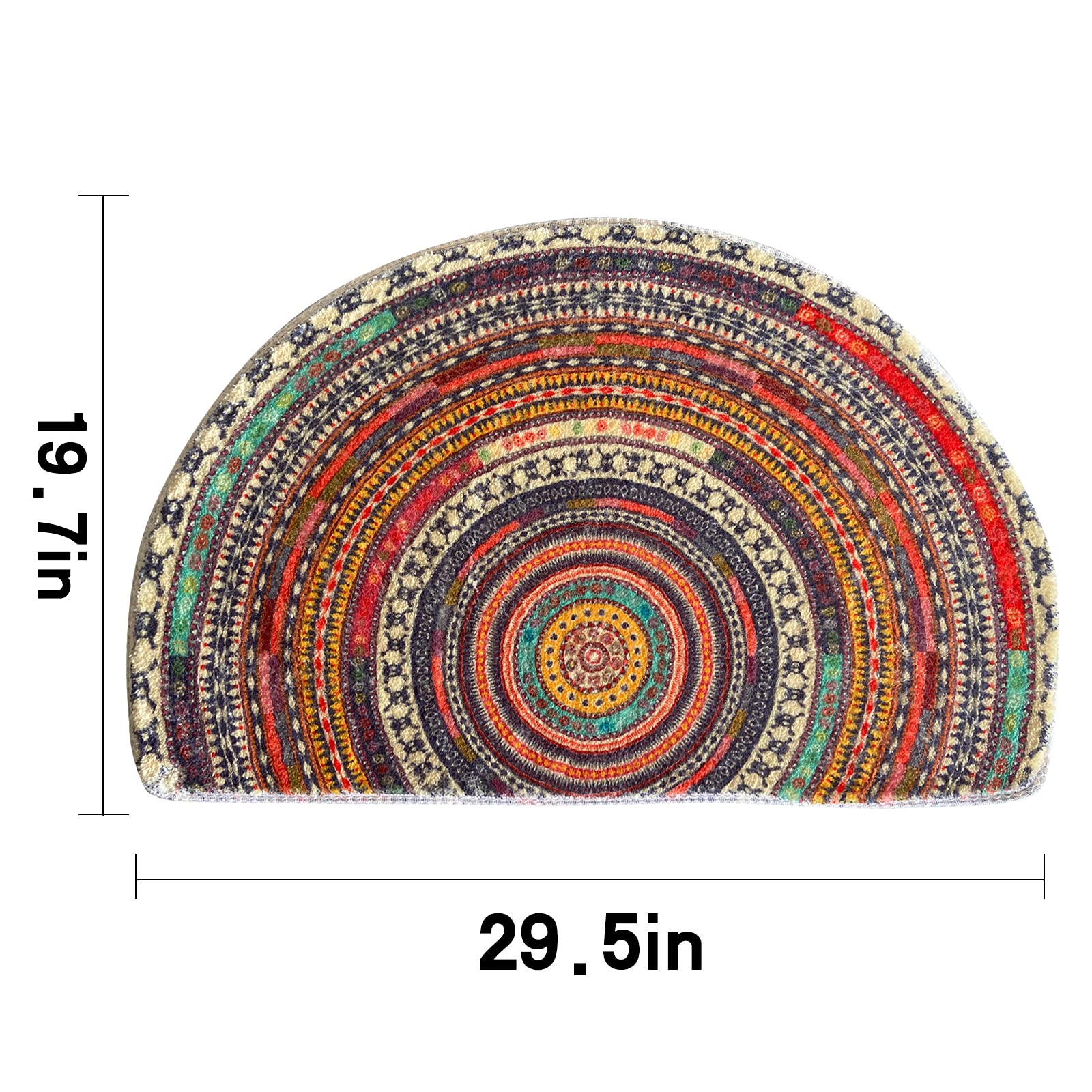 Amazon.com: Half Round Door Mat,Semi Circle Bathroom Floor Rug